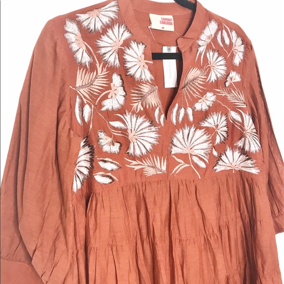 Anthropologie Apolline Embroidered Tunic Dress - Picture 10 of 11